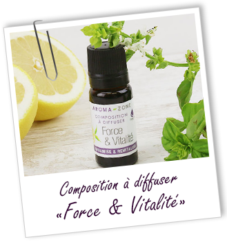 Composition à diffuser Force & Vitalité Aroma-Zone Composition à diffuser Force & Vitalité Aroma-Zone