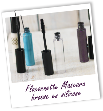 Flaconnette mascara brosse fine silicone Aroma-Zone