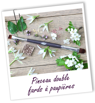 Pinceau double fards à paupières Aroma-Zone Pinceau double fards à paupières Aroma-Zone