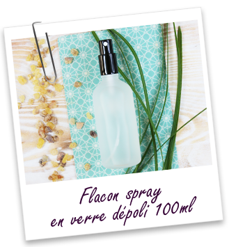 Flacon spray en verre dépoli 100mL Aroma-Zone Flacon spray en verre dépoli 100mL Aroma-Zone