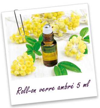 Flacon roll-on 5 ml en verre ambré et bille acier Aroma-Zone Flacon roll-on 5 ml en verre ambré et bille acier Aroma-Zone