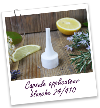 Capsule applicateur blanche 24/410 Aroma-Zone Capsule applicateur blanche 24/410 Aroma-Zone
