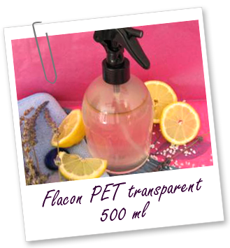 Flacon PET transparent 500 ml Aroma-Zone