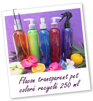Flacon transparent PET violet aubergine 100% recyclé 250 ml Aroma-Zone Flacon transparent PET violet aubergine 100% recyclé 250 ml Aroma-Zone
