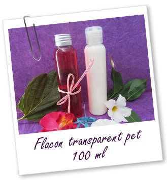 Flacon transparent PET 100 ml Aroma-Zone