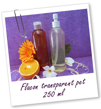 Flacon transparent PET 250 ml Aroma-Zone