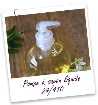 Pompe savon 24/410 en PP translucide Aroma-Zone Pompe savon 24/410 en PP translucide Aroma-Zone