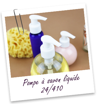 Pompe savon 24/410 en PP blanche Aroma-Zone Pompe savon 24/410 en PP blanche Aroma-Zone