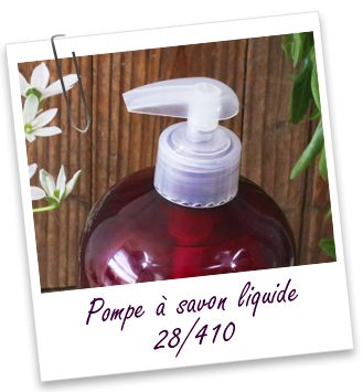 Pompe savon 28/410 en PP translucide Aroma-Zone Pompe savon 28/410 en PP translucide Aroma-Zone