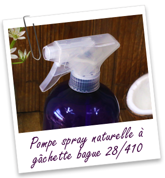 Pompe gâchette spray naturelle 28/410 Aroma-Zone Pompe gâchette spray naturelle 28/410 Aroma-Zone