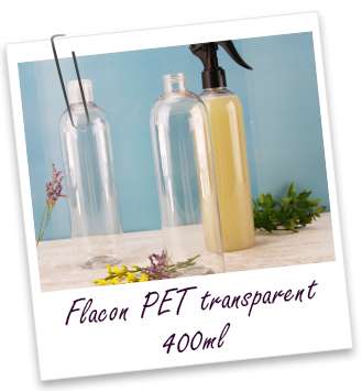 Flacon PET transparent 400mL Aroma-Zone