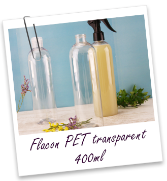 Flacon PET transparent 400mL Aroma-Zone Flacon PET transparent 400mL Aroma-Zone
