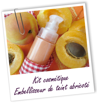 Kit cosmétique maison - Embellisseur de teint abricoté