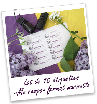 Etiquettes vierges adhésives pour flacons Etiquettes vierges adhésives pour flacons