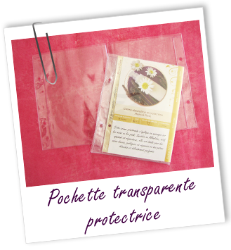 Pochette transparente pour fiche recette Aroma-Zone Pochette transparente pour fiche recette Aroma-Zone