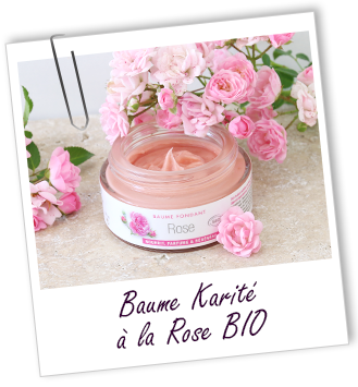 Baume fondant BIO au Karité et à la ROSE Aroma-Zone