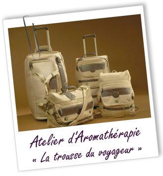 Atelier d’aromathérapie familiale - LA TROUSSE DU VOYAGEUR - Aroma-Zone Atelier d’aromathérapie familiale - LA TROUSSE DU VOYAGEUR - Aroma-Zone