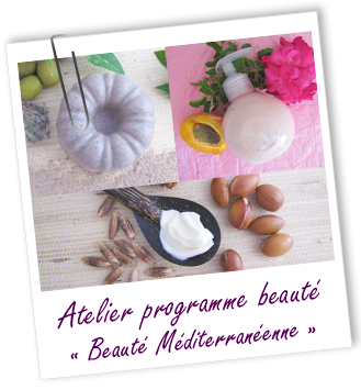 Atelier Programme beauté - BEAUTÉ MÉDITERRANÉENNE -113-119-123- Aroma-Zone
