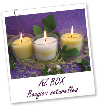 Coffret cosmétique maison - AZ BOX BOUGIES NATURELLES 2012 Aroma-Zone