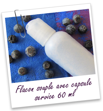 Flacon en plastique souple 60 ml et capsule service Aroma-Zone Flacon en plastique souple 60 ml et capsule service Aroma-Zone