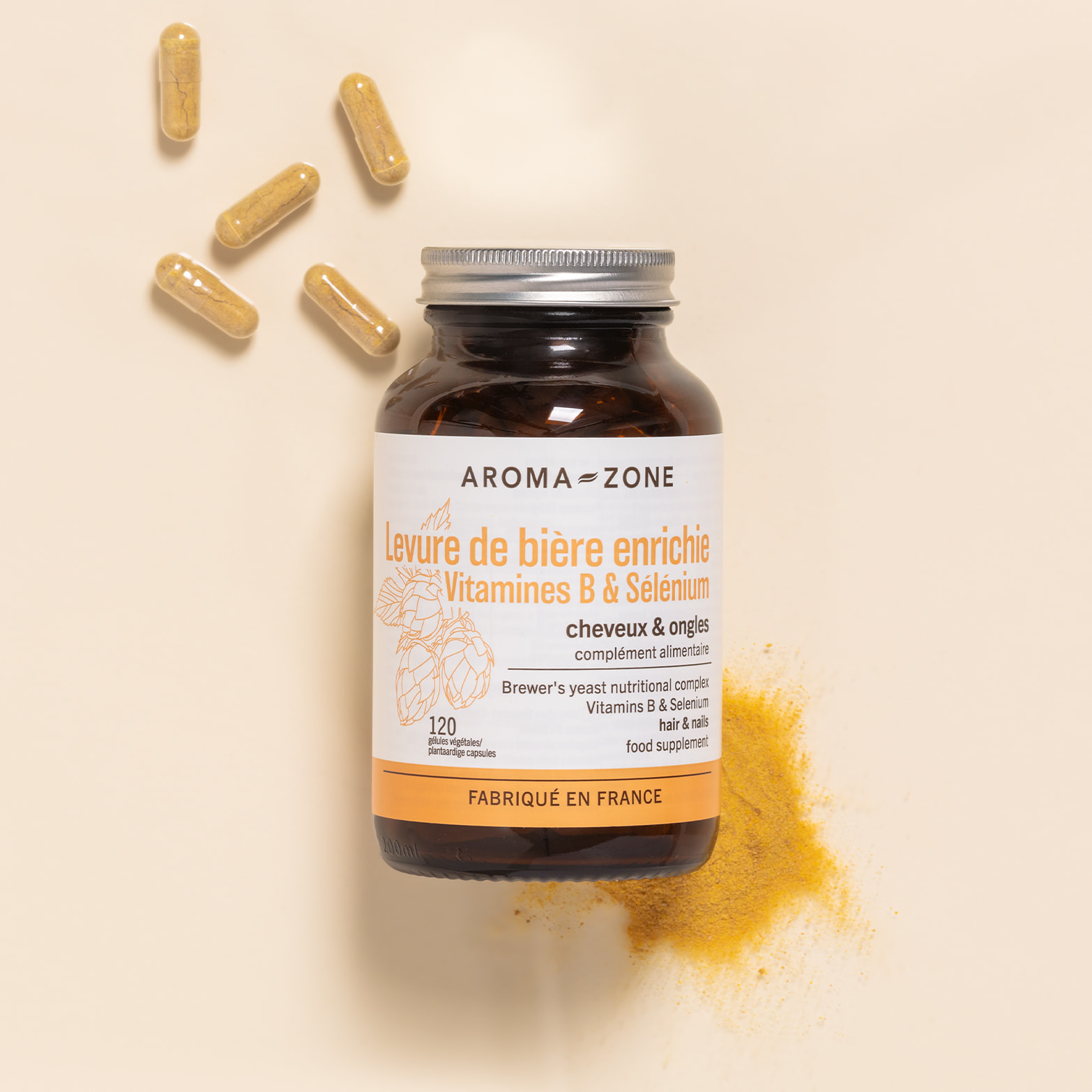 Complément alimentaire Levure de bière enrichie Vitamines B & Sélénium Aroma-Zone Complément alimentaire Levure de bière enrichie Vitamines B & Sélénium Aroma-Zone