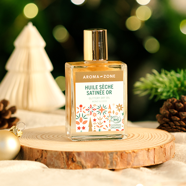 Huile sèche satinée Or BIO Aroma-Zone Huile sèche satinée Or BIO Aroma-Zone