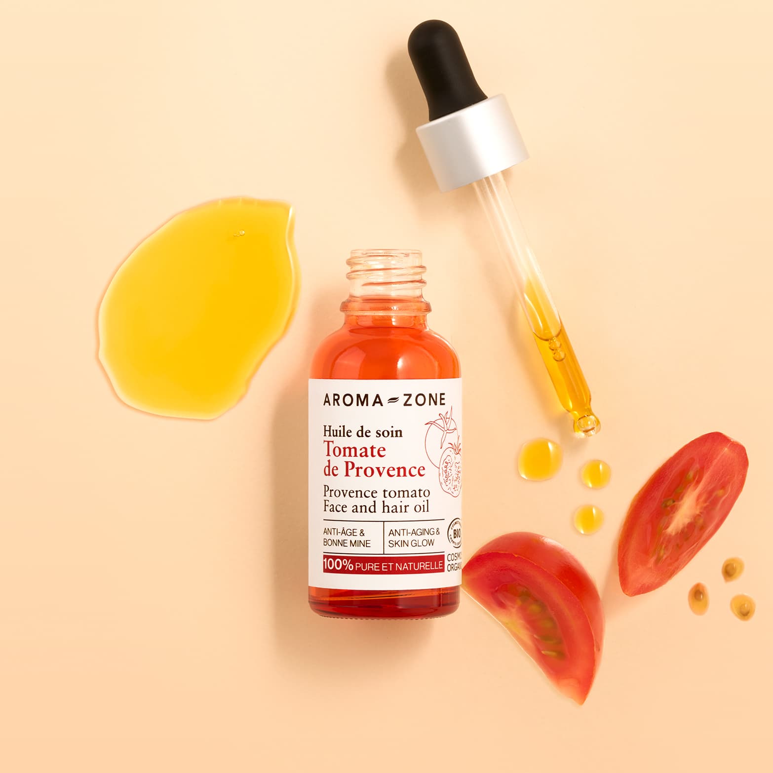 Huile de soin Tomate de Provence BIO Aroma-Zone Huile de soin Tomate de Provence BIO Aroma-Zone