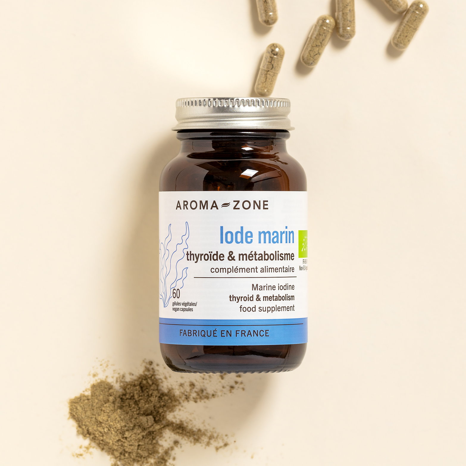 Complément alimentaire Iode marin BIO Aroma-Zone Complément alimentaire Iode marin BIO Aroma-Zone