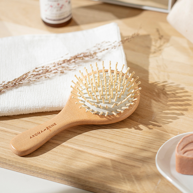 Brosse à cheveux en bois de hêtre Brosse à cheveux en bois de hêtre