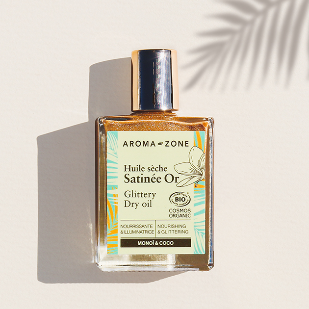 Huile sèche satinée Or BIO Aroma-Zone Huile sèche satinée Or BIO Aroma-Zone