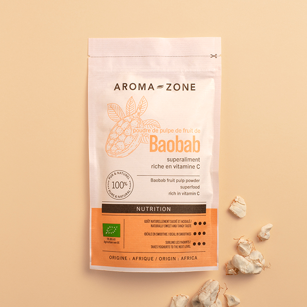Poudre de Pulpe de fruit de Baobab BIO Poudre de Pulpe de fruit de Baobab BIO