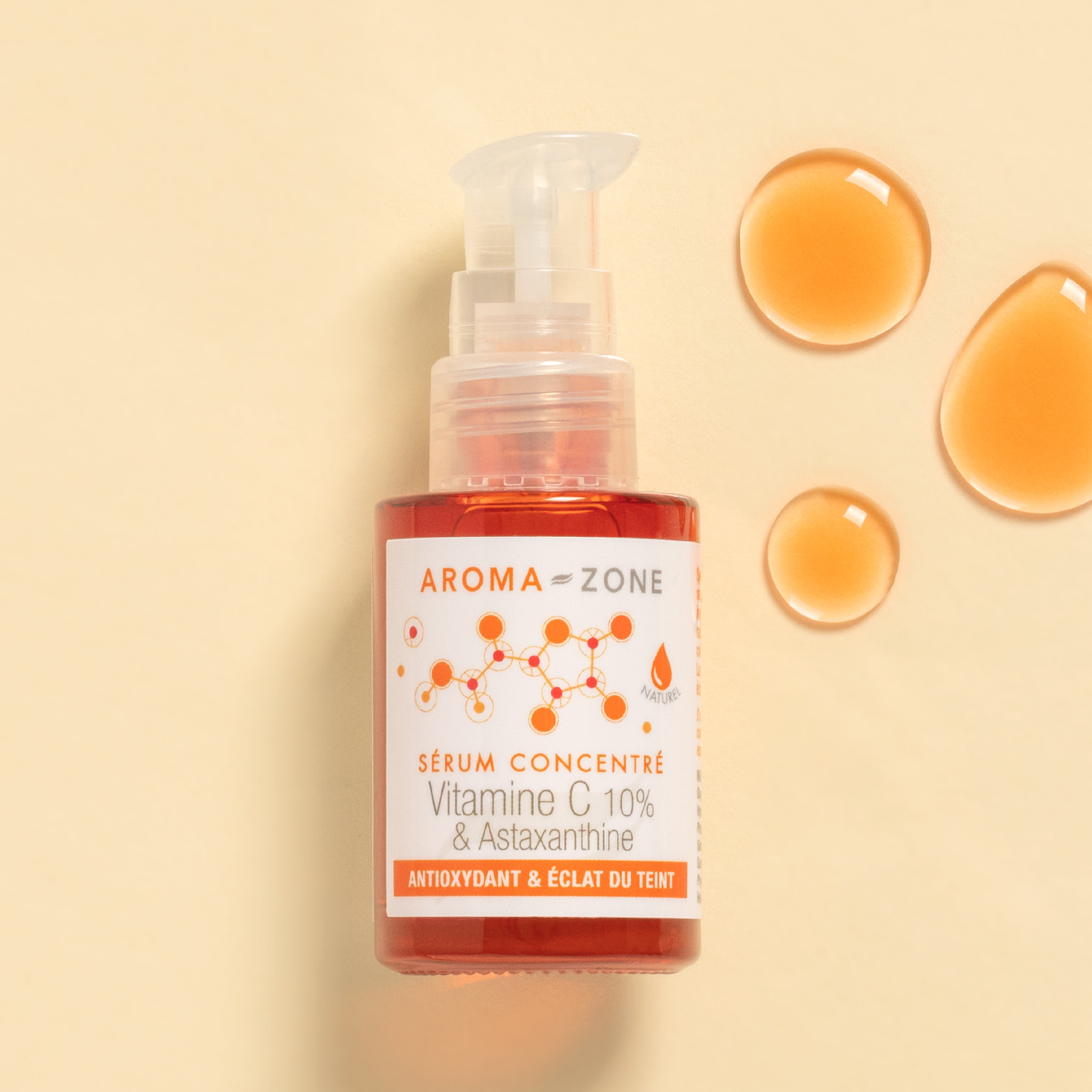 Sérum concentré Vitamine C 10% & Astaxanthine Aroma-Zone Sérum concentré Vitamine C 10% & Astaxanthine Aroma-Zone