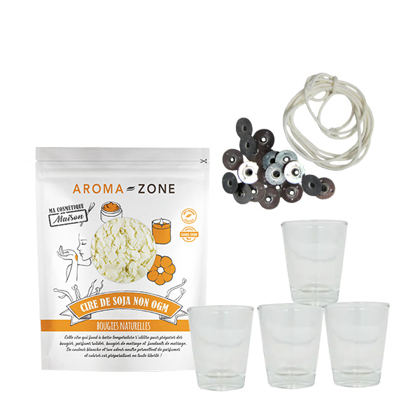 Kit petites bougies d'ambiance à personnaliser Kit petites bougies d'ambiance à personnaliser