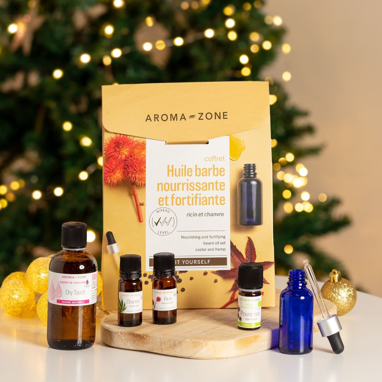 Coffret cosmétique maison Huile barbe nourrissante et fortifiante Coffret cosmétique maison Huile barbe nourrissante et fortifiante