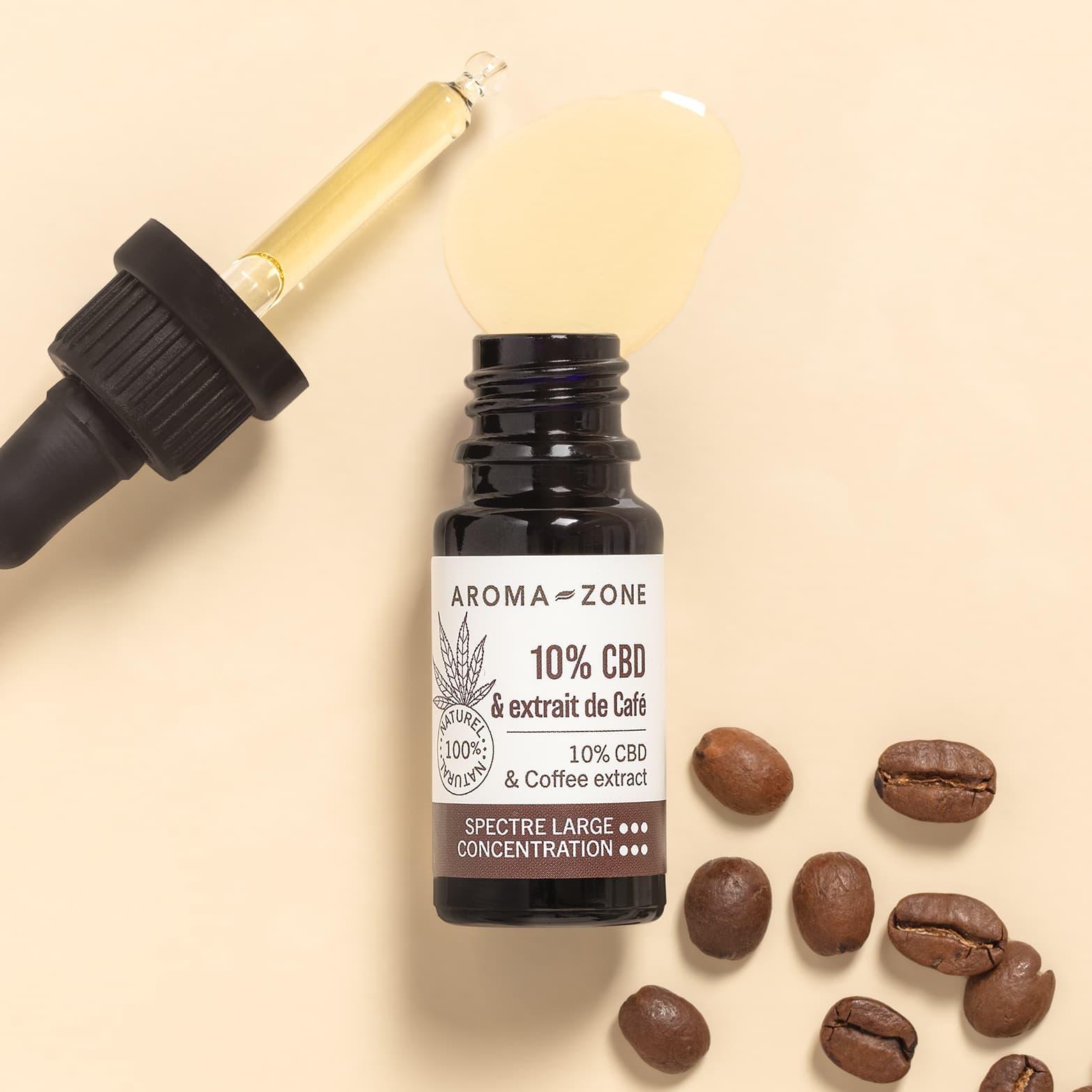Huile CBD 10% Café Huile CBD 10% Café