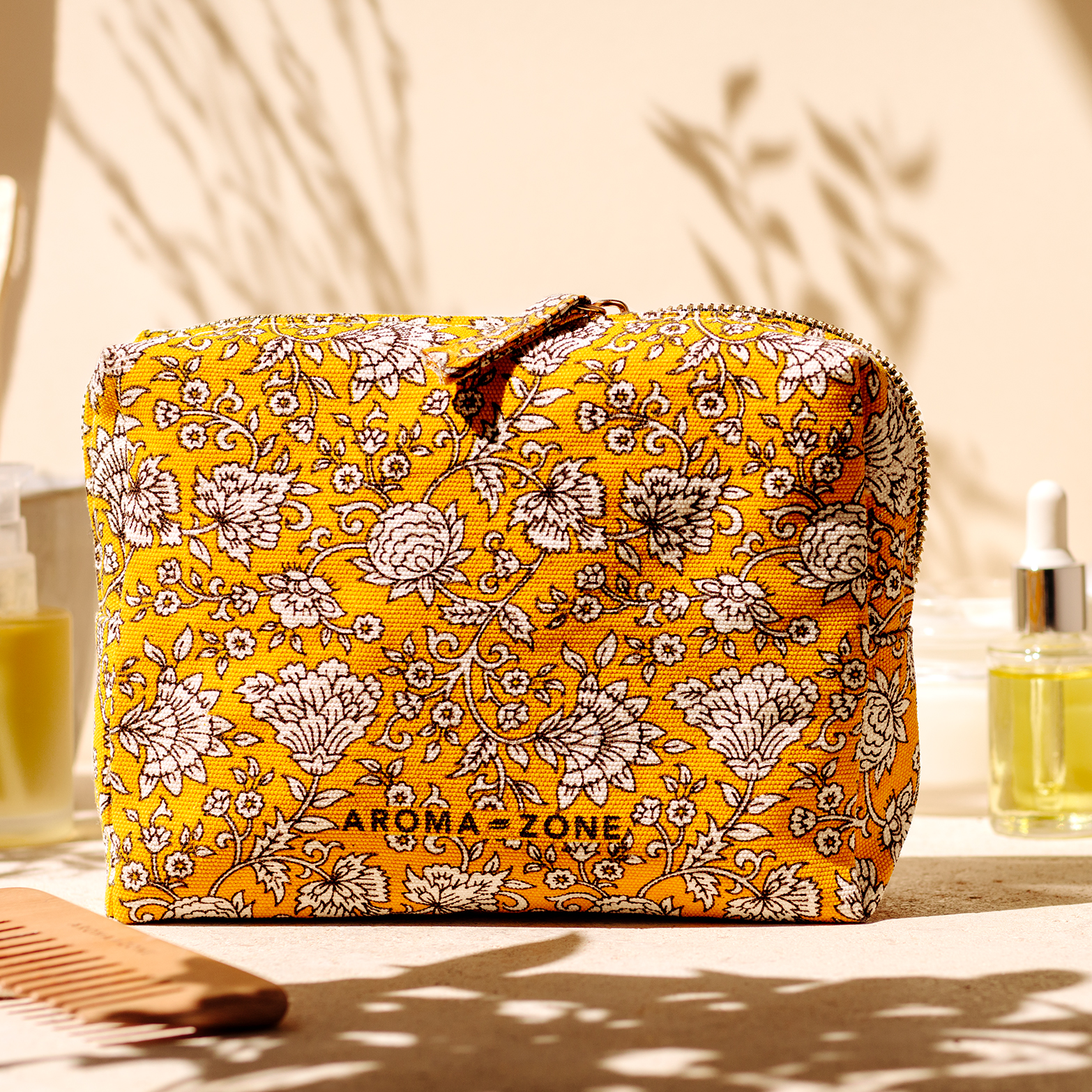 Trousse de toilette en coton bio Trousse de toilette en coton bio