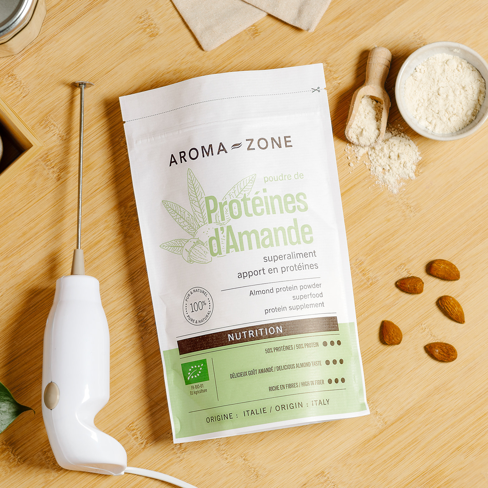 Poudre de Protéines d'Amande BIO Poudre de Protéines d'Amande BIO