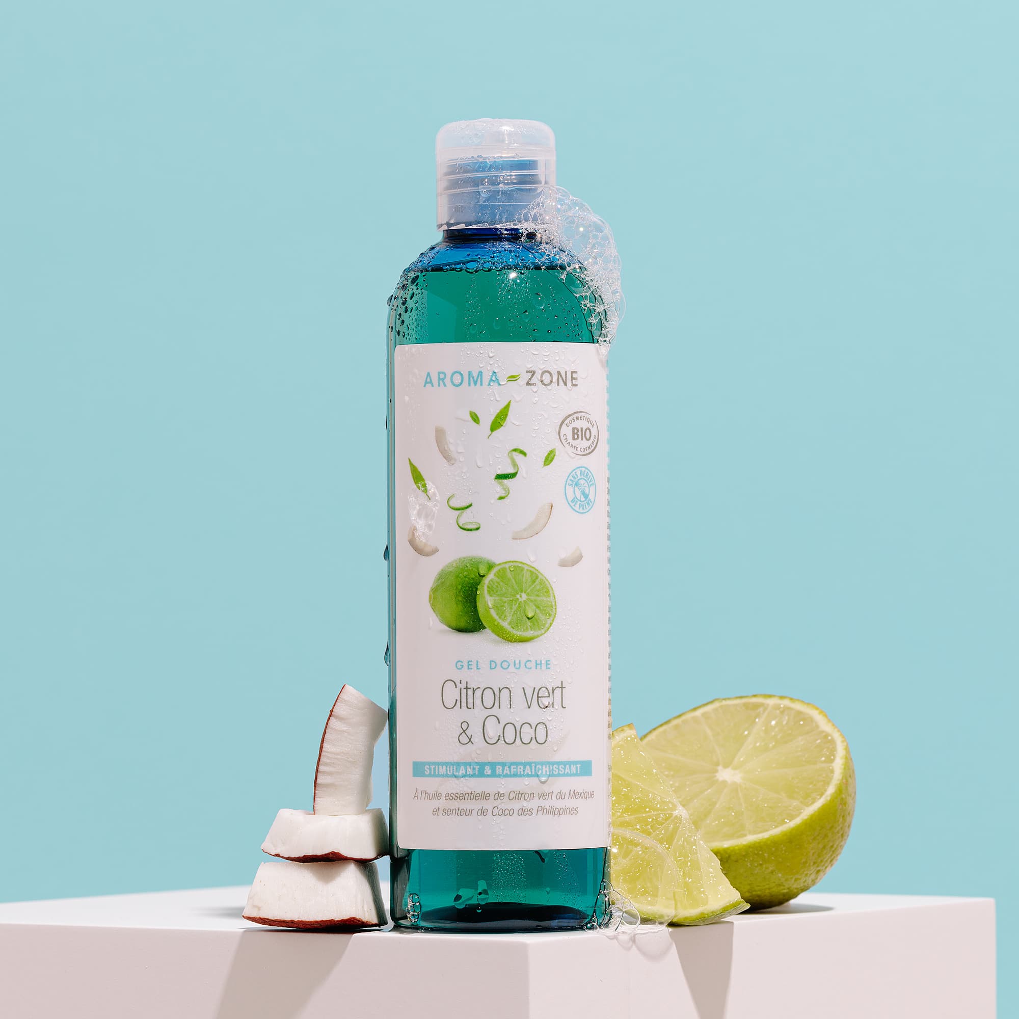 Gel douche sans palme Citron vert & Coco BIO Gel douche sans palme Citron vert & Coco BIO