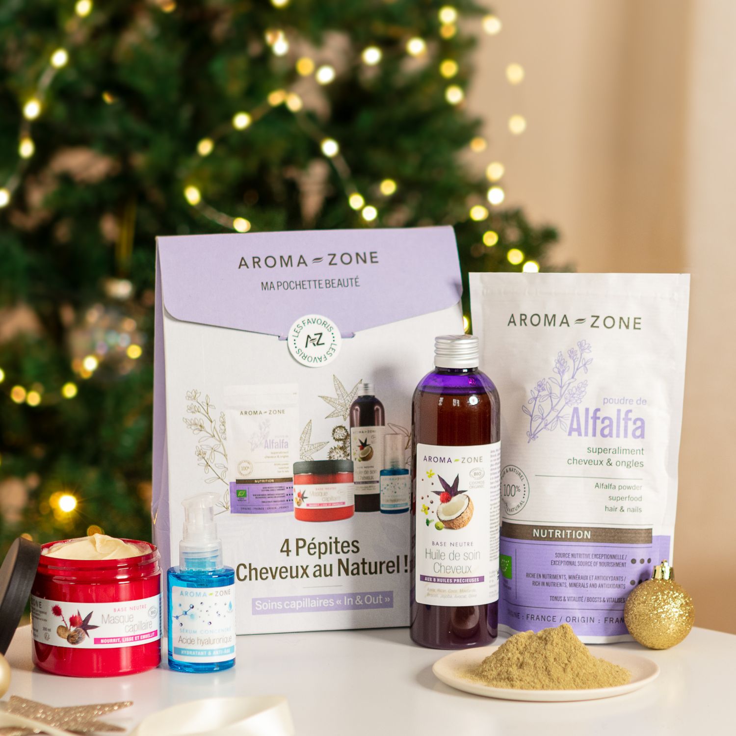 Coffret cosmétique 4 pépites cheveux au naturel Coffret cosmétique 4 pépites cheveux au naturel