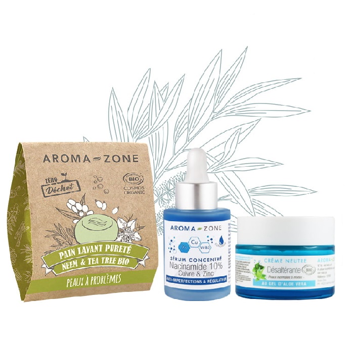 Routine peau grasse et acnéique - soin visage Routine peau grasse et acnéique - soin visage
