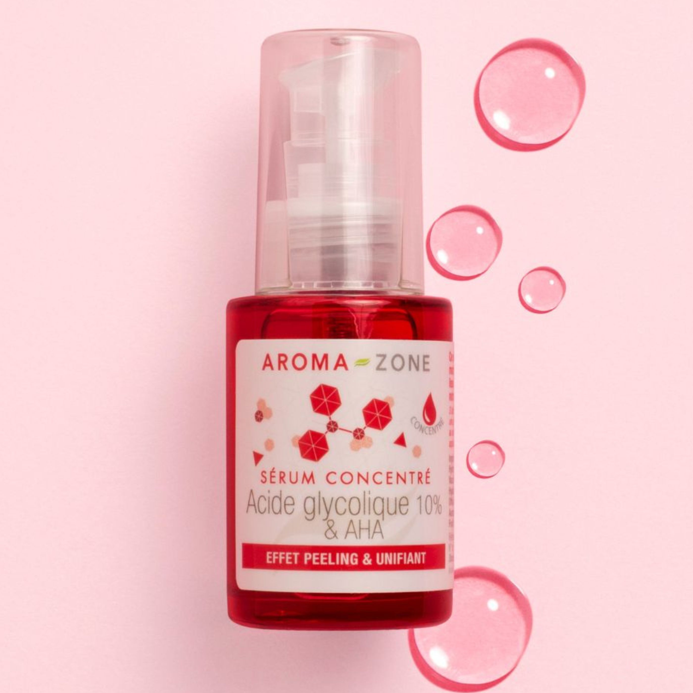 Sérum visage concentré Acide glycolique 10% & AHA