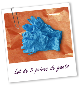 Gants en nitrile bleu (lot de 5 paires) Aroma-Zone Gants en nitrile bleu (lot de 5 paires) Aroma-Zone