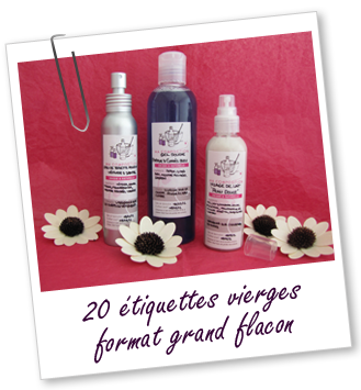Etiquettes vierges adhésives pour grands flacons (lot de 20) Aroma-Zone Etiquettes vierges adhésives pour grands flacons (lot de 20) Aroma-Zone