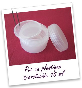 Pot double paroi en PP neutre 15 ml Aroma-Zone Pot double paroi en PP neutre 15 ml Aroma-Zone