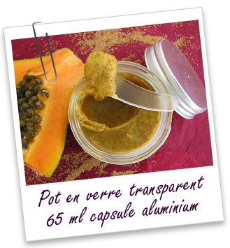 Pot en verre transparent 65 ml et capsule en aluminium Aroma-Zone Pot en verre transparent 65 ml et capsule en aluminium Aroma-Zone