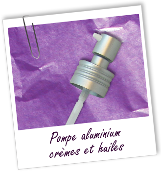 Pompe 24/410 en aluminium pour crèmes et huiles Aroma-Zone Pompe 24/410 en aluminium pour crèmes et huiles Aroma-Zone