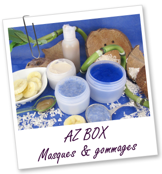 Coffret cosmétique maison - AZ BOX MASQUES ET GOMMAGES 2012 Aroma-Zone