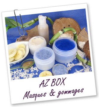 Coffret cosmétique maison - AZ BOX MASQUES ET GOMMAGES 2012 Aroma-Zone Coffret cosmétique maison - AZ BOX MASQUES ET GOMMAGES 2012 Aroma-Zone