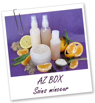 Coffret cosmétique maison - AZ BOX SOINS MINCEUR ET RAFFERMISSANTS 2012 Aroma-Zone