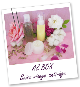 Coffret cosmétique maison - AZ BOX SOINS VISAGE ANTI-âGE 2012 Aroma-Zone